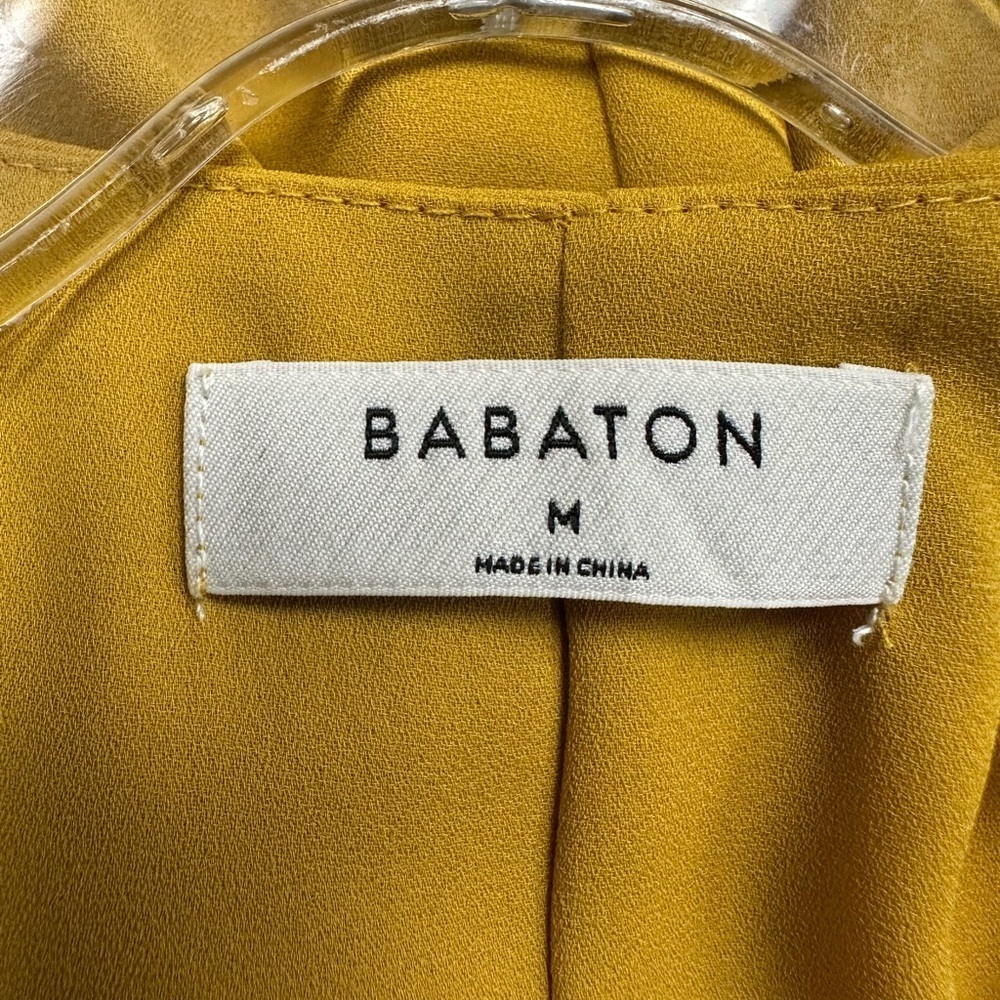 Aritzia Babaton Wallace wrap dress short sleeve vneck Minimalist workwear Brunch - Picture 9 of 10